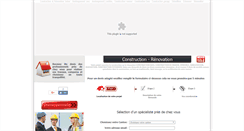 Desktop Screenshot of devis-construction-renovation.ch